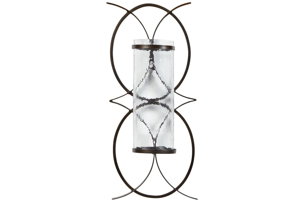 Bryndis Black Wall Sconce - Lara Furniture