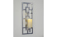 Brede Silver Finish Wall Sconce - Lara Furniture