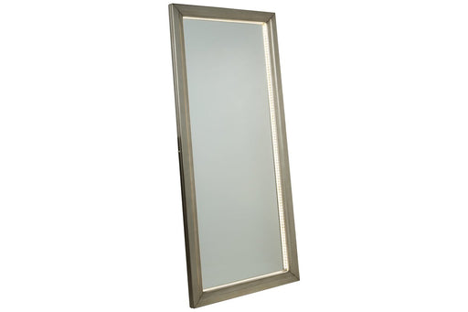 Kendalynn Champagne Floor Mirror - Lara Furniture