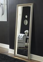 Kendalynn Champagne Floor Mirror - Lara Furniture