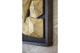Grantton Antique Gray/Gold Finish Wall Decor - Lara Furniture