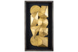 Grantton Antique Gray/Gold Finish Wall Decor - Lara Furniture