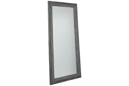 Jacee Antique Gray Floor Mirror - Lara Furniture