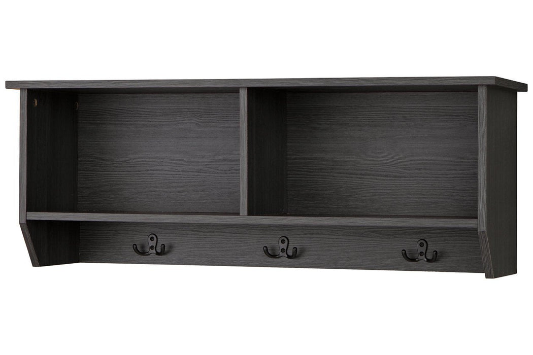 Mansi Gray Wall Shelf - Lara Furniture