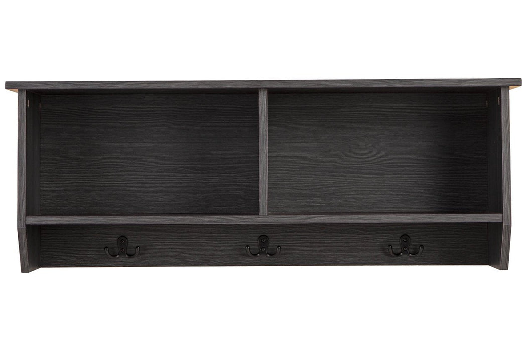 Mansi Gray Wall Shelf - Lara Furniture