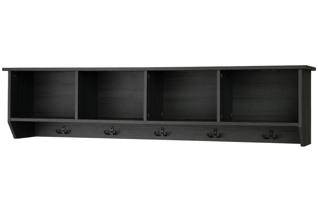 Mansi Gray Wall Shelf - Lara Furniture