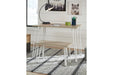 Blariden Brown/White Desk with Bench - Lara Furniture