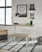 Blariden Brown/White Desk with Bench - Lara Furniture