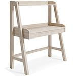 Blariden Natural Desk with Hutch - Lara Furniture