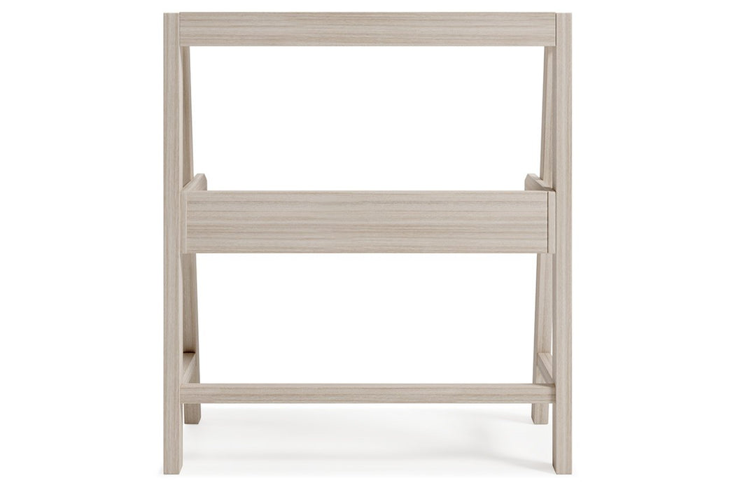 Blariden Natural Desk with Hutch - Lara Furniture