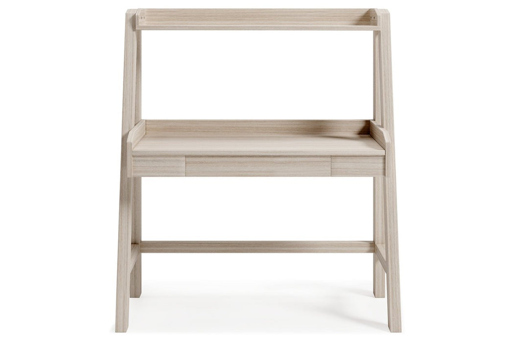 Blariden Natural Desk with Hutch - Lara Furniture