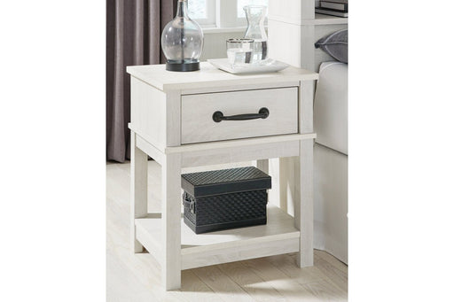 Dorrinson White Nightstand - Lara Furniture