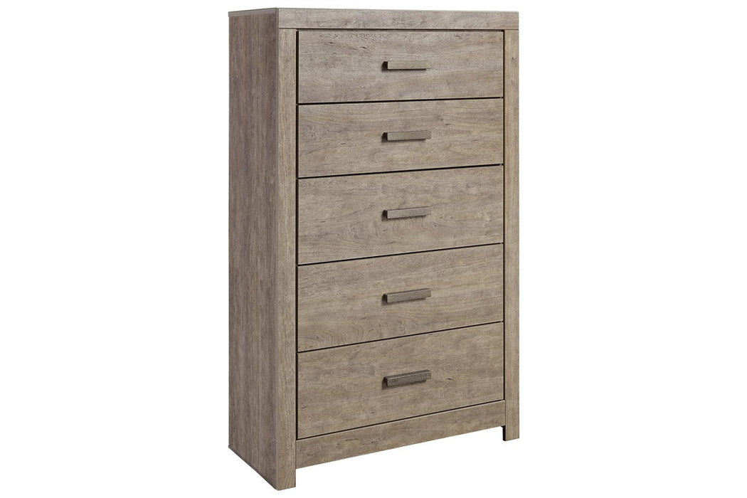 Culverbach Gray Chest of Drawers - Lara Furniture