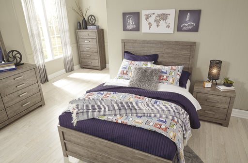 Culverbach Gray Panel Bedroom Set - Lara Furniture