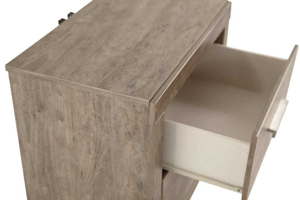 Culverbach Gray Nightstand - Lara Furniture