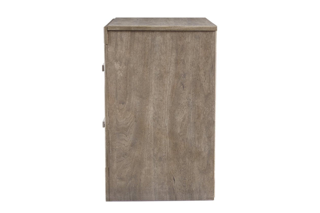 Culverbach Gray Nightstand - Lara Furniture