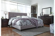 [OVERSTOCK] Dolante Gray King Upholstered Bed - Lara Furniture