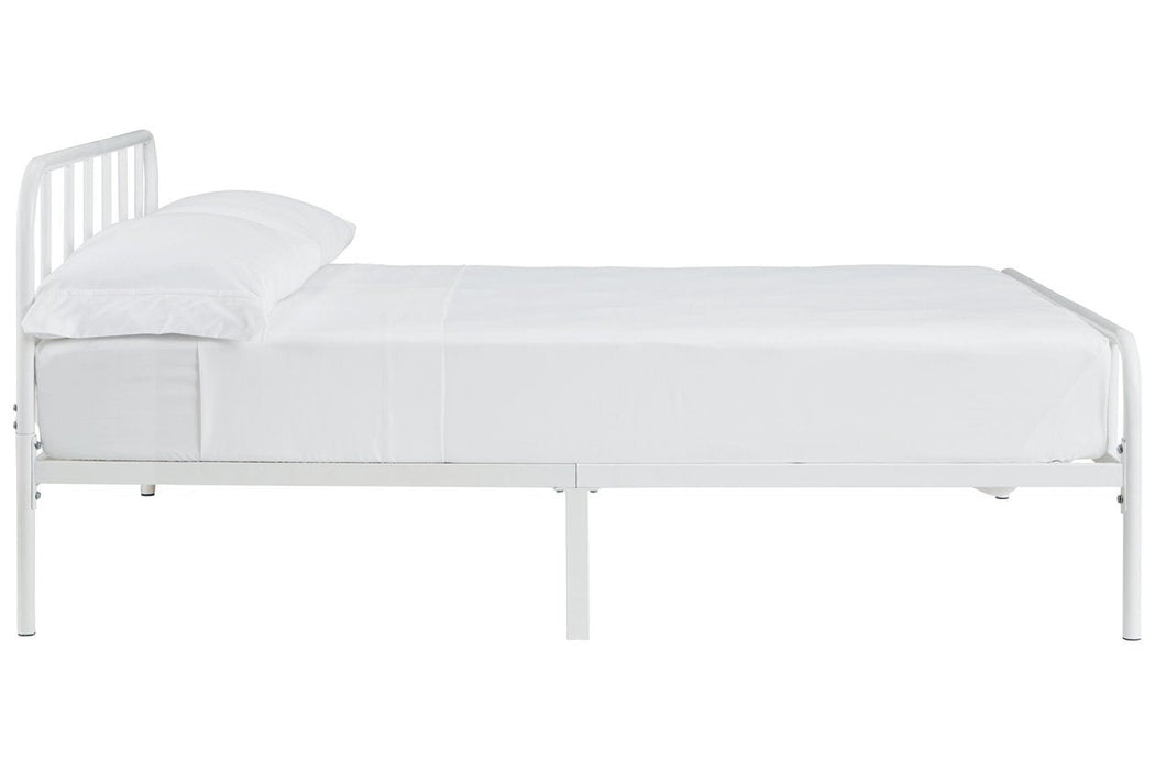 Trentlore White Full Platform Bed - Lara Furniture