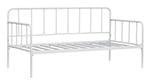 Trentlore White Twin Metal Day Bed with Platform - Lara Furniture