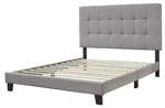 Adelloni Gray King Upholstered Bed - Lara Furniture