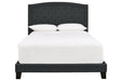 Adelloni Charcoal King Upholstered Bed - Lara Furniture