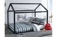 Flannibrook Black Full House Bed Frame - Lara Furniture