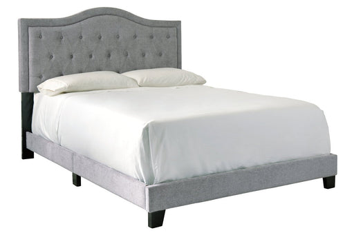 Jerary Gray King Upholstered Bed - Lara Furniture