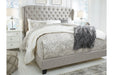 Jerary Gray Queen Upholstered Bed - Lara Furniture