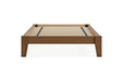 Tannally Light Brown Twin Platform Bed - Lara Furniture
