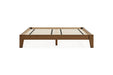 Tannally Light Brown Full Platform Bed - Lara Furniture