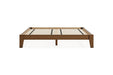 Tannally Light Brown Full Platform Bed - Lara Furniture