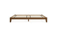 Tannally Light Brown King Platform Bed - Lara Furniture