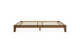 Tannally Light Brown King Platform Bed - Lara Furniture