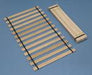 Frames and Rails Brown Twin Roll Slat - Lara Furniture