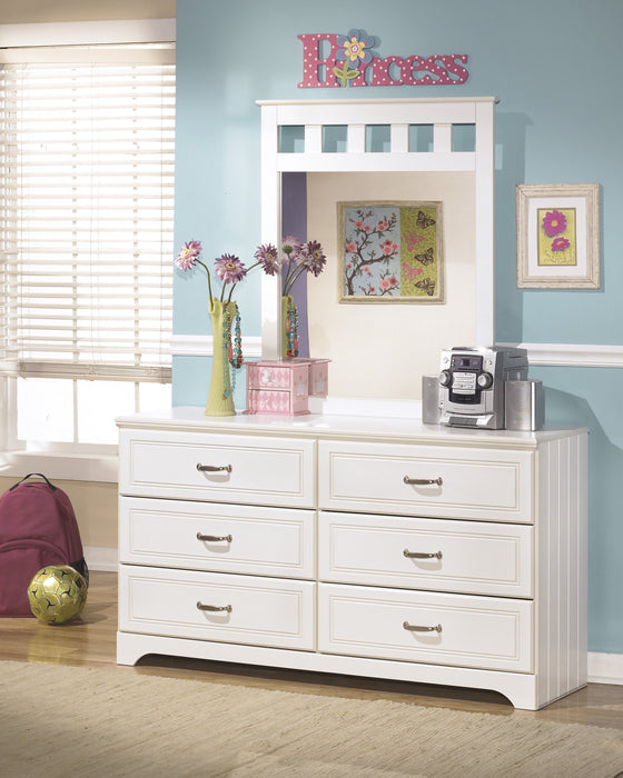 Lulu White Youth Panel Bedroom Set - Lara Furniture