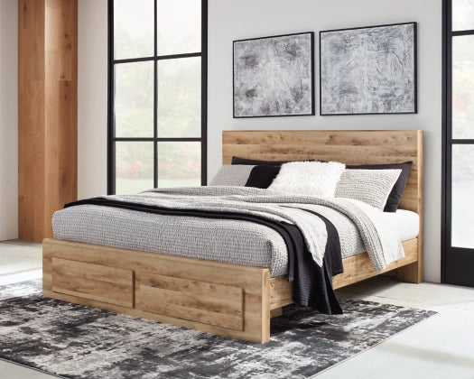 Hyanna  Queen Panel Storage Bed