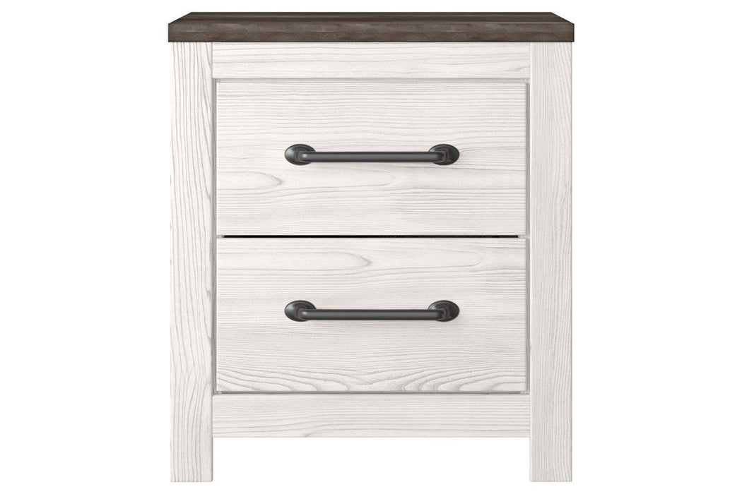 Gerridan White/Gray Nightstand - Lara Furniture