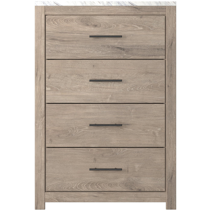 Senniberg Light Brown-White Youth Bedroom Set - Lara Furniture