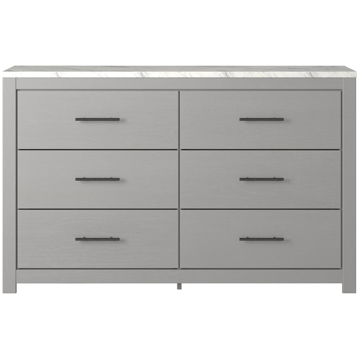 Cottenburg Light Gray-White Panel Bedroom Set - Lara Furniture