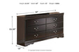 Huey Vineyard Black Dresser - Lara Furniture