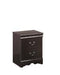 Huey Vineyard Black Nightstand - Lara Furniture