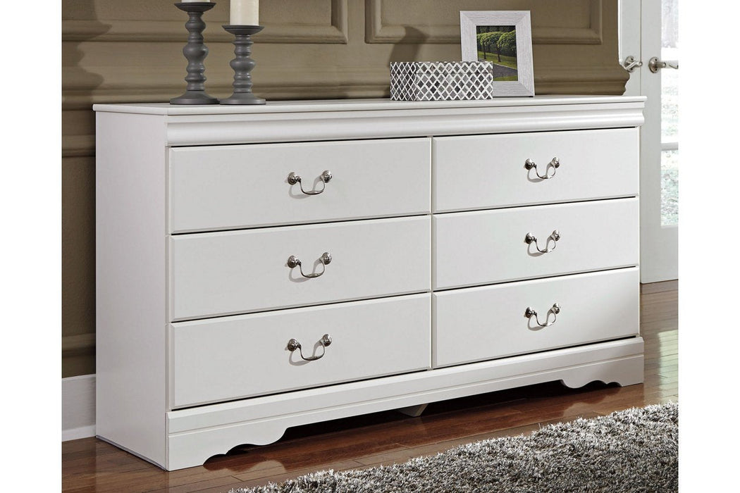 Anarasia White Dresser - Lara Furniture