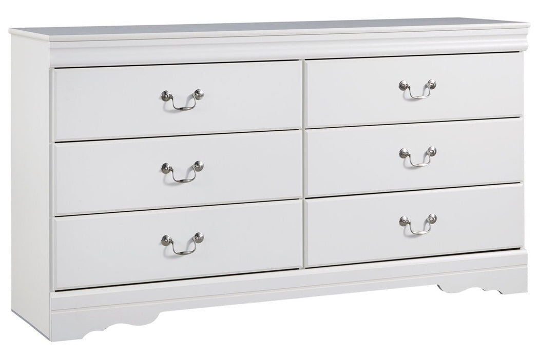 Anarasia White Dresser - Lara Furniture