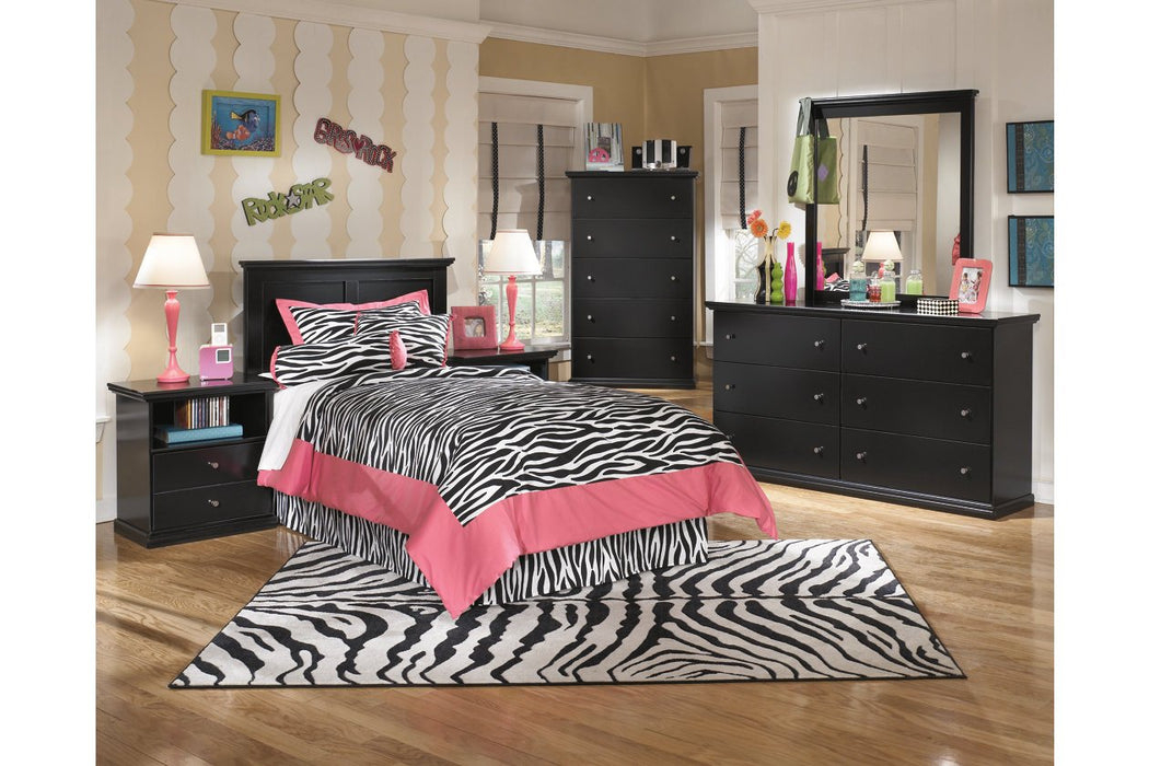 Maribel Black Dresser - Lara Furniture