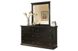 Maribel Black Dresser - Lara Furniture