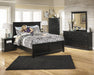 Maribel Black Panel Bedroom Set - Lara Furniture