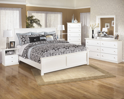 Bostwick Shoals White Panel Bedroom Set - Lara Furniture