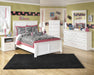 Bostwick Shoals White Youth Panel Bedroom Set - Lara Furniture