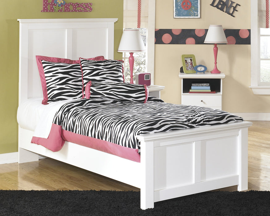 Bostwick Shoals White Youth Panel Bedroom Set - Lara Furniture