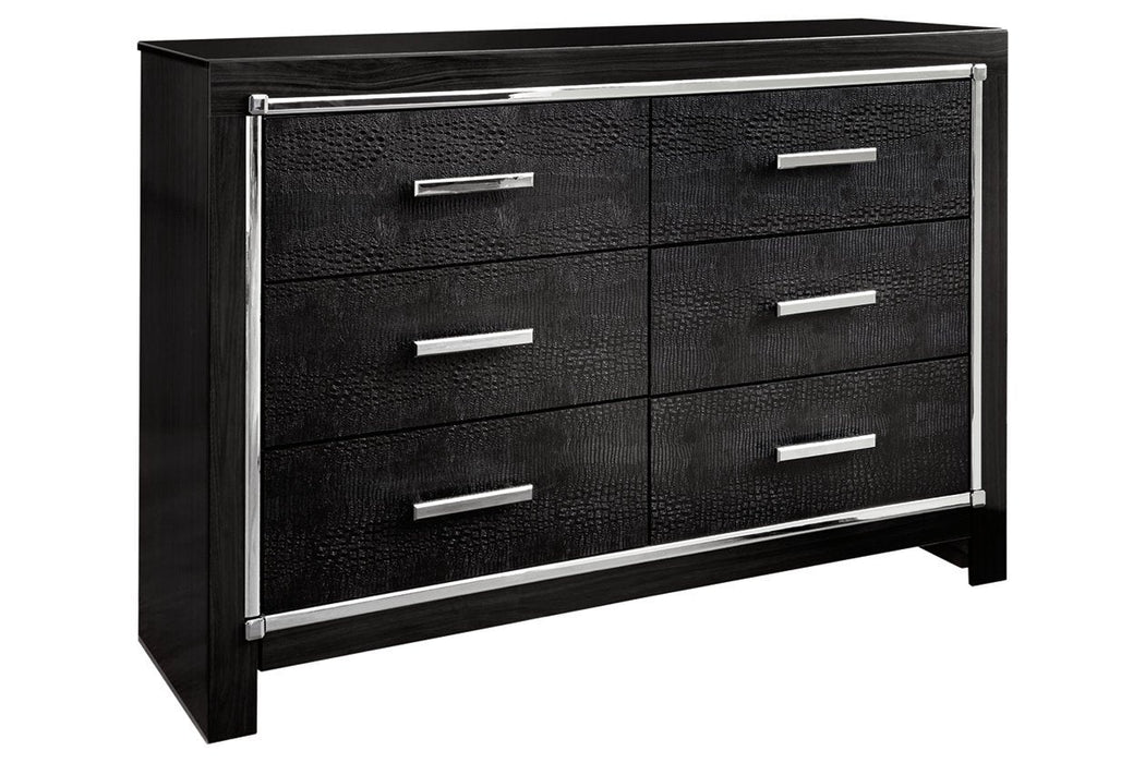 Kaydell Black Dresser - Lara Furniture